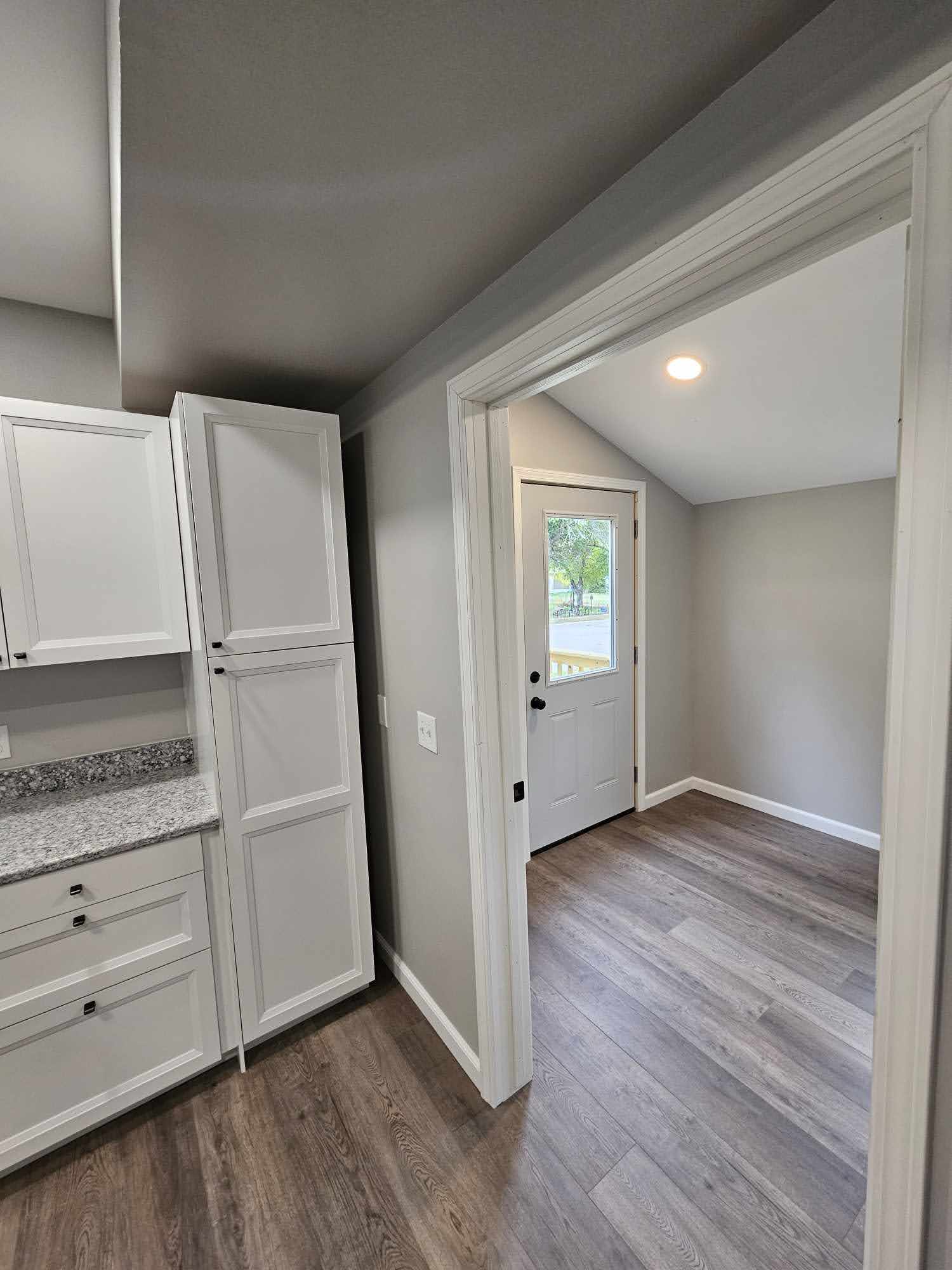 Kitchen pantry and back entryway