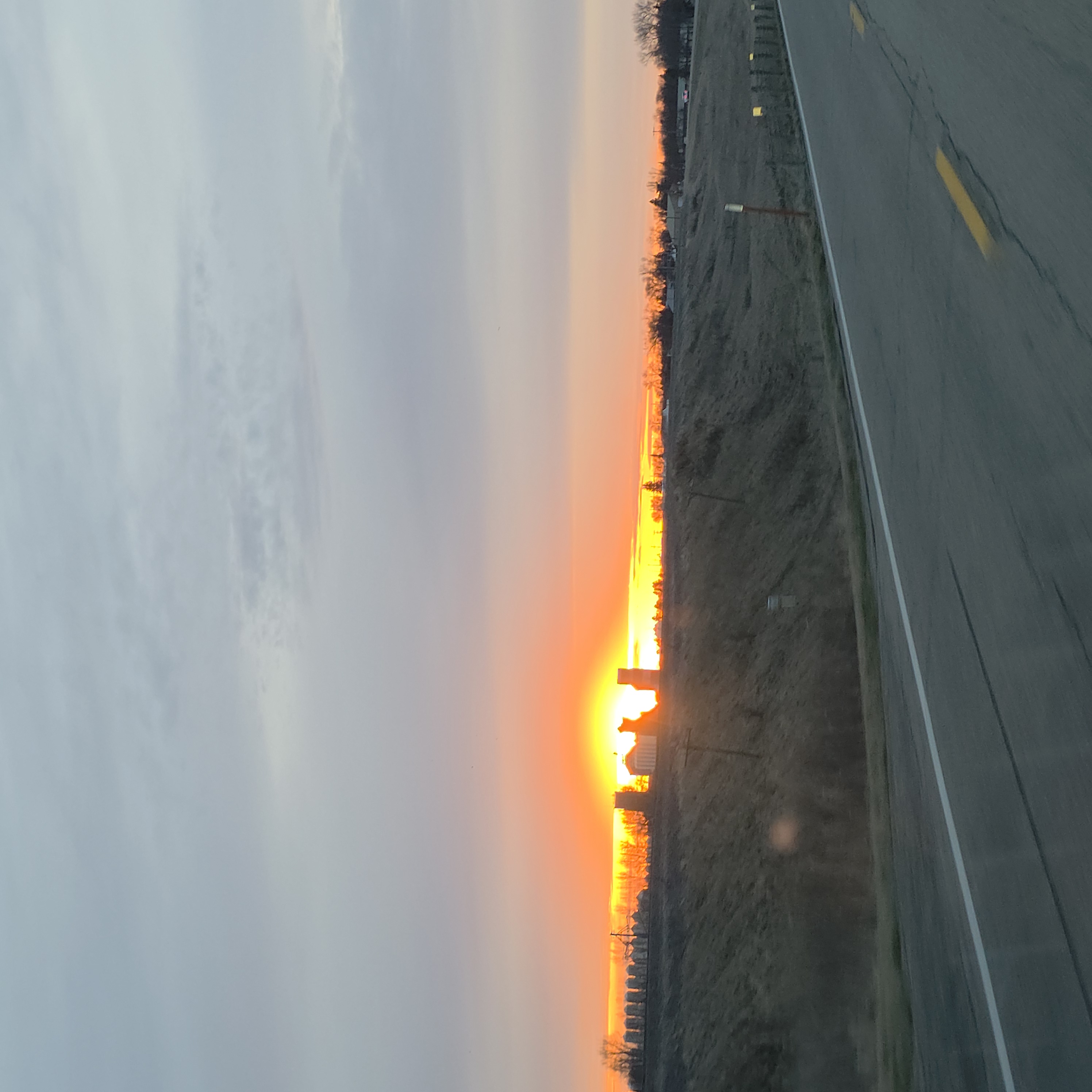 McVille sunset over the landscape